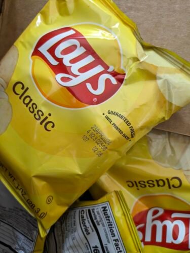 Lay’s Potato Chips, Classic, 1 Ounce (Pack of 104) photo review